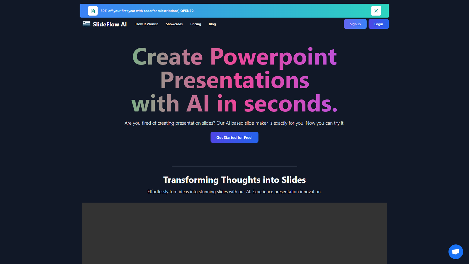 SlideFlow AI — интерфейс нейросети SlideFlow AI — интерфейс нейросети