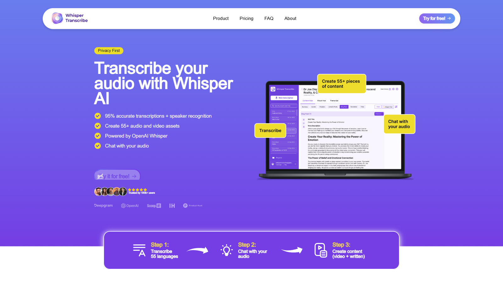 WhisperTranscribe — интерфейс нейросети WhisperTranscribe — интерфейс нейросети