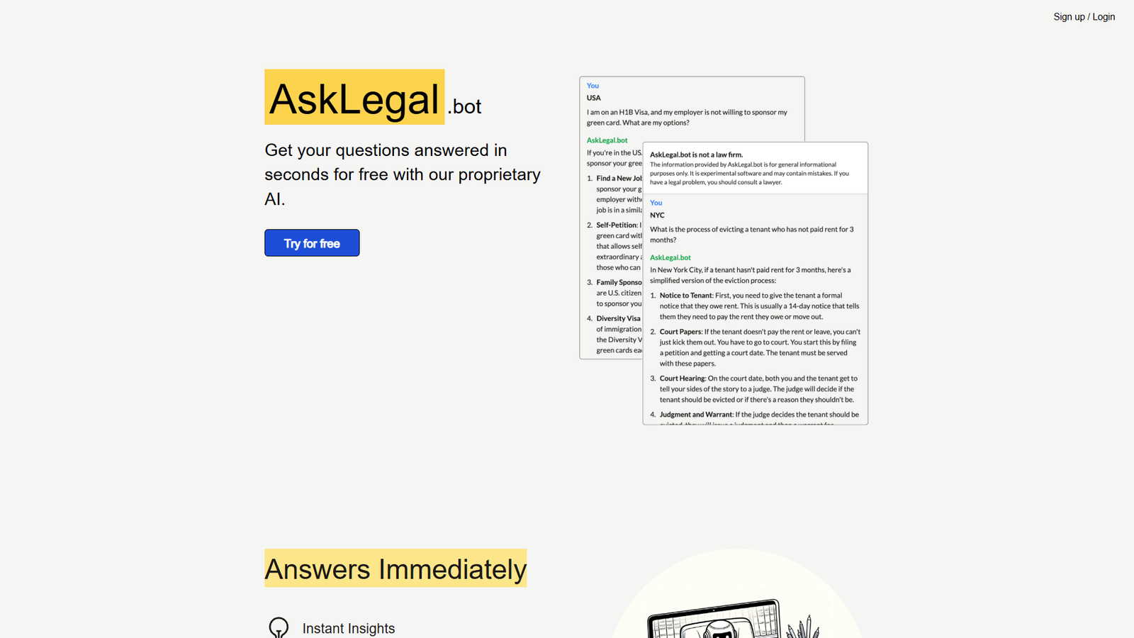AskLegal.bot — интерфейс нейросети AskLegal.bot — интерфейс нейросети