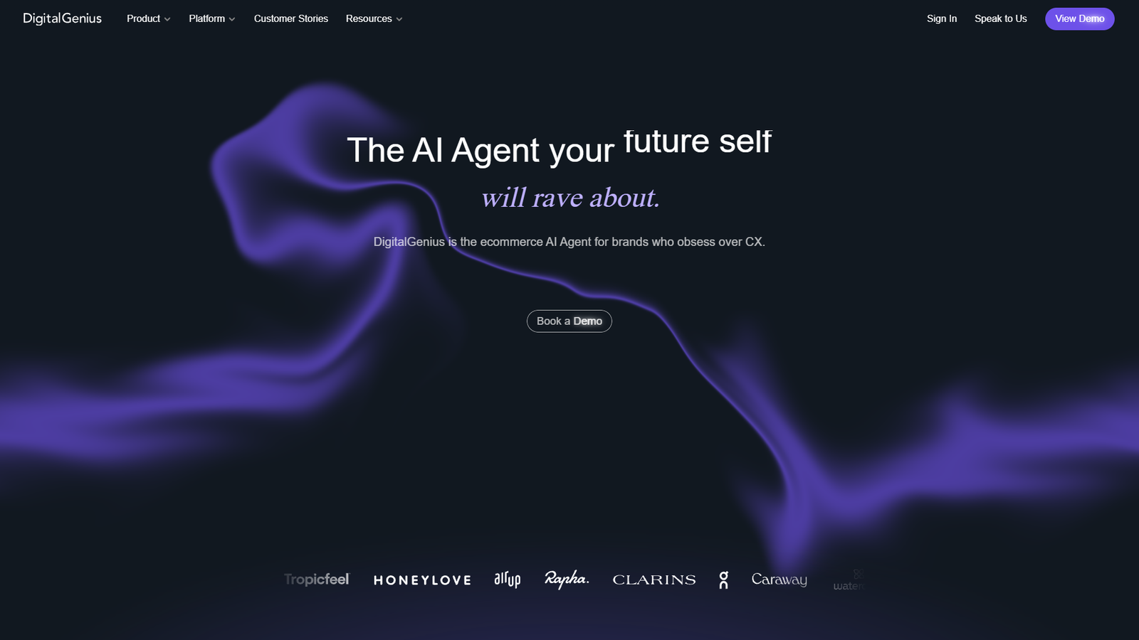 DigitalGenius — интерфейс нейросети DigitalGenius — интерфейс нейросети