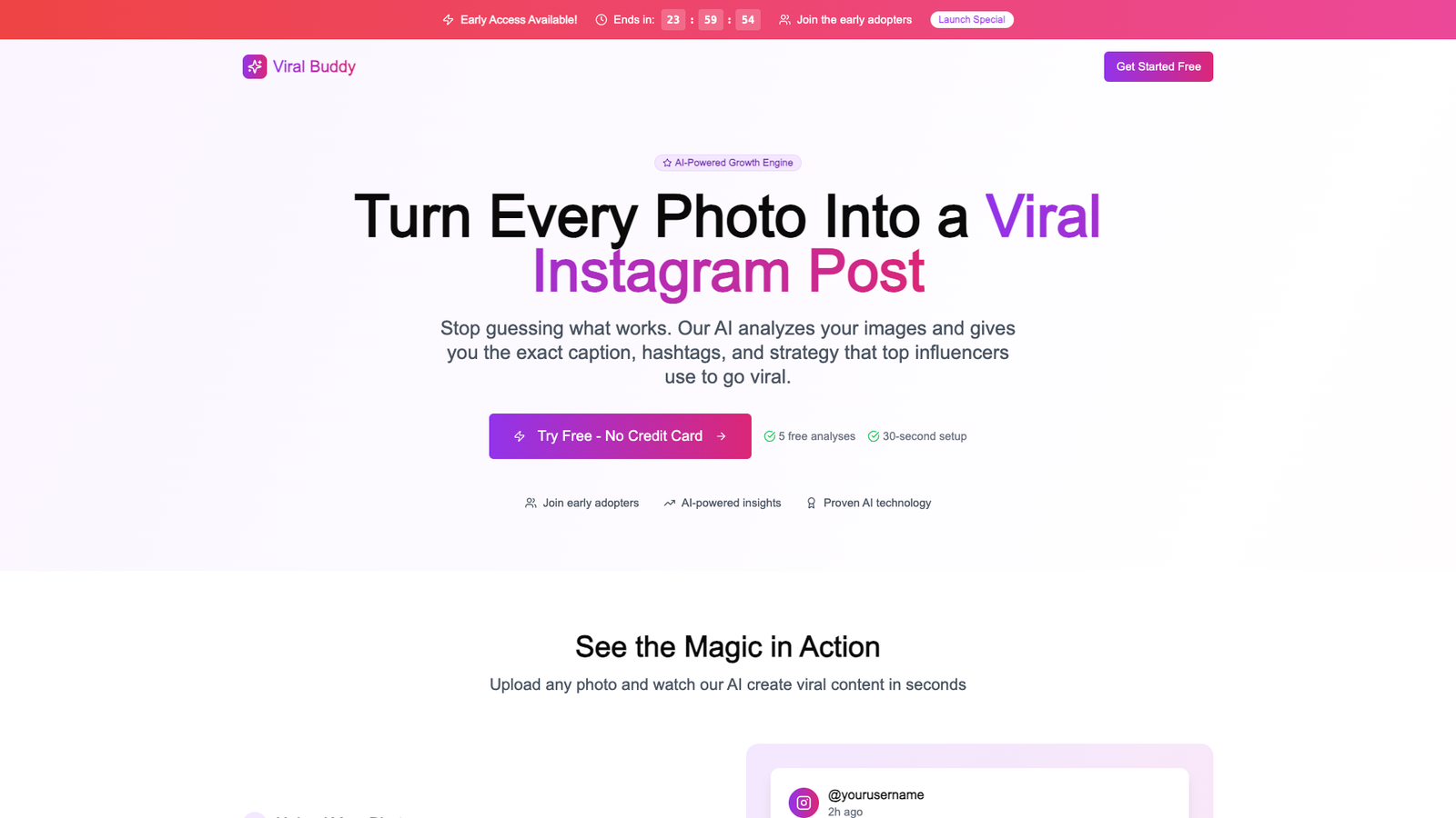 Viral Buddy — интерфейс нейросети Viral Buddy — интерфейс нейросети