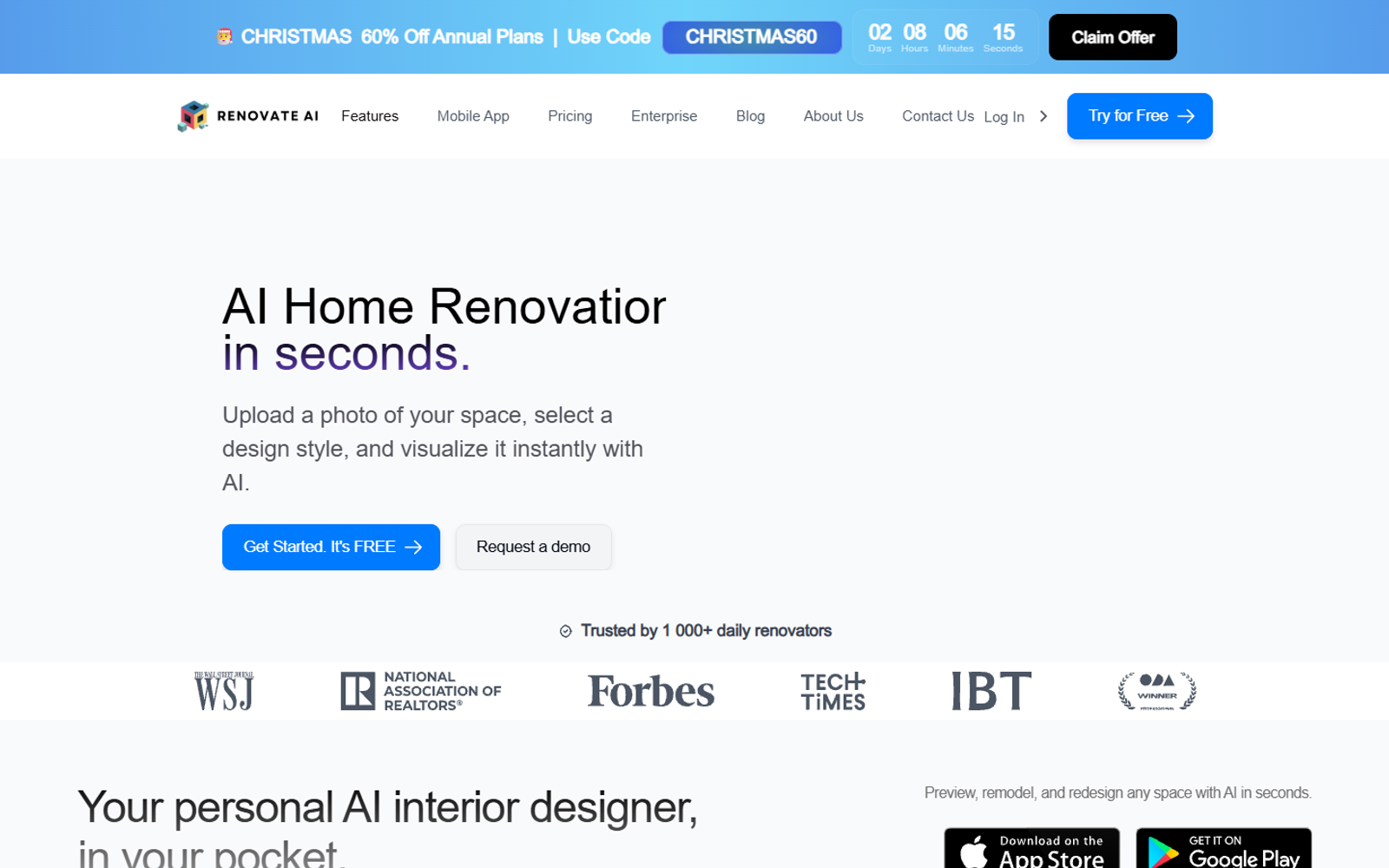 Renovate AI — интерфейс нейросети Renovate AI — интерфейс нейросети