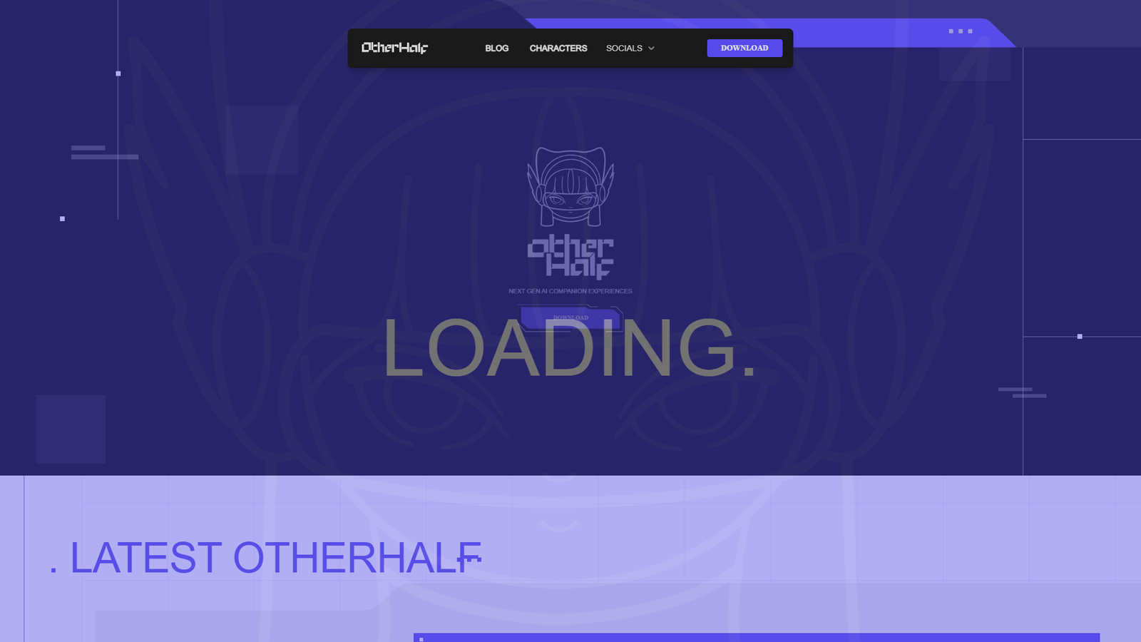Otherhalf AI — интерфейс нейросети Otherhalf AI — интерфейс нейросети