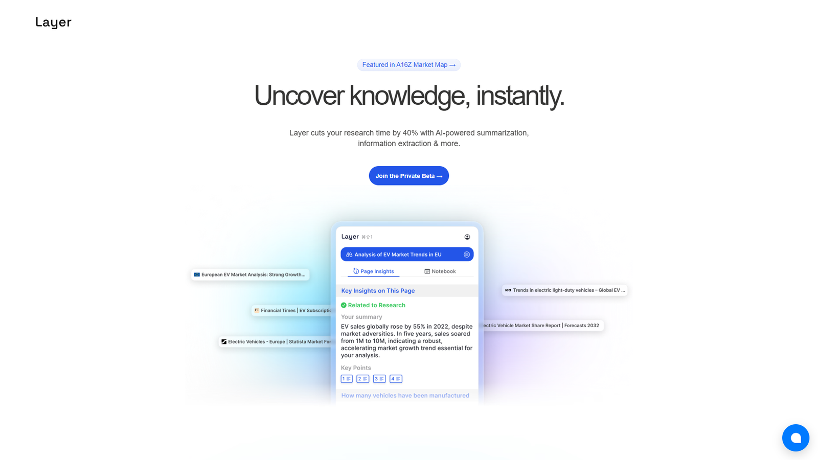 Layer — AI Research Copilot — интерфейс нейросети Layer — AI Research Copilot — интерфейс нейросети