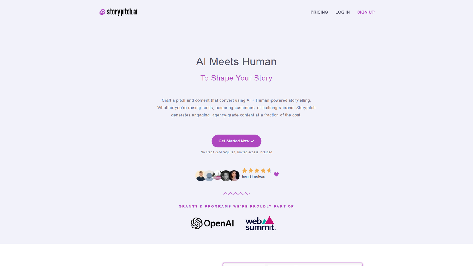 Storypitch.ai — интерфейс нейросети Storypitch.ai — интерфейс нейросети