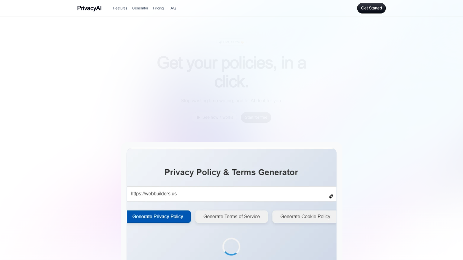 PrivacyAI — интерфейс нейросети PrivacyAI — интерфейс нейросети
