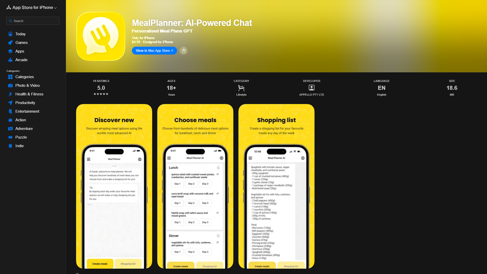 MealPlanner AI-Powered Chat — интерфейс нейросети MealPlanner AI-Powered Chat — интерфейс нейросети