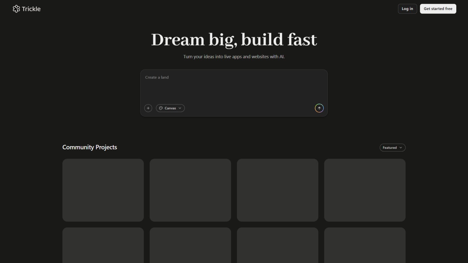 Trickle AI нейросеть Главная страница Trickle AI нейросеть Главная страница