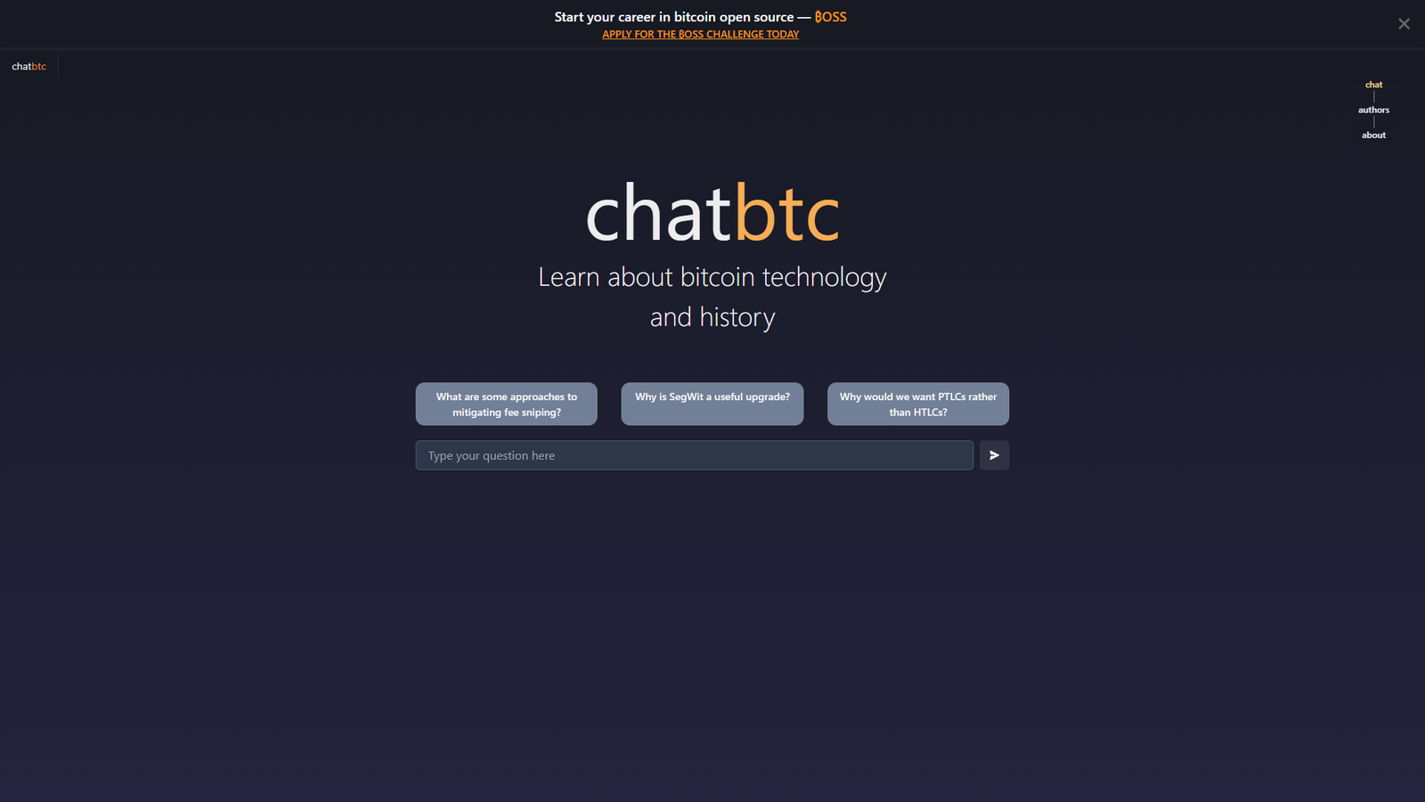 ChatBTC — интерфейс нейросети ChatBTC — интерфейс нейросети