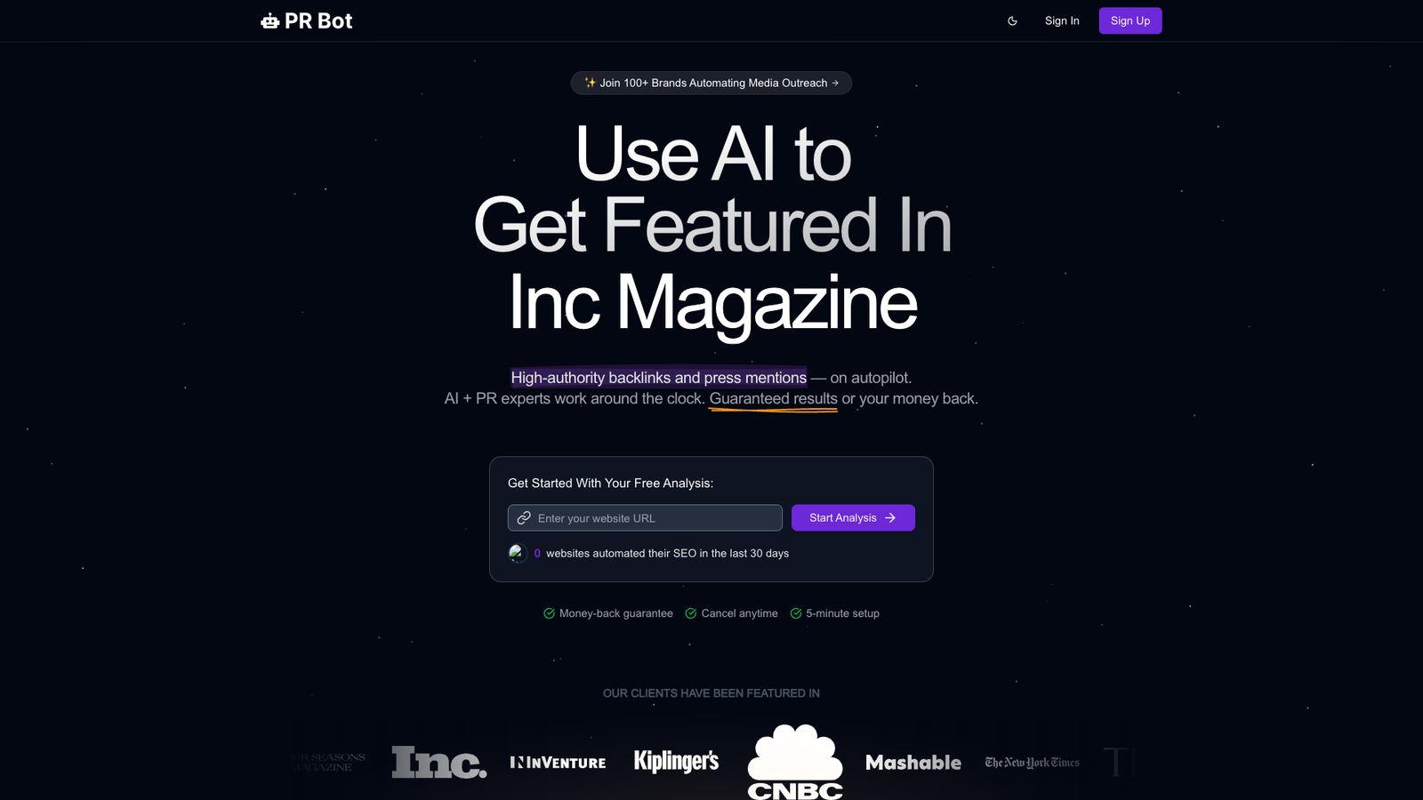 PRBot — интерфейс нейросети PRBot — интерфейс нейросети
