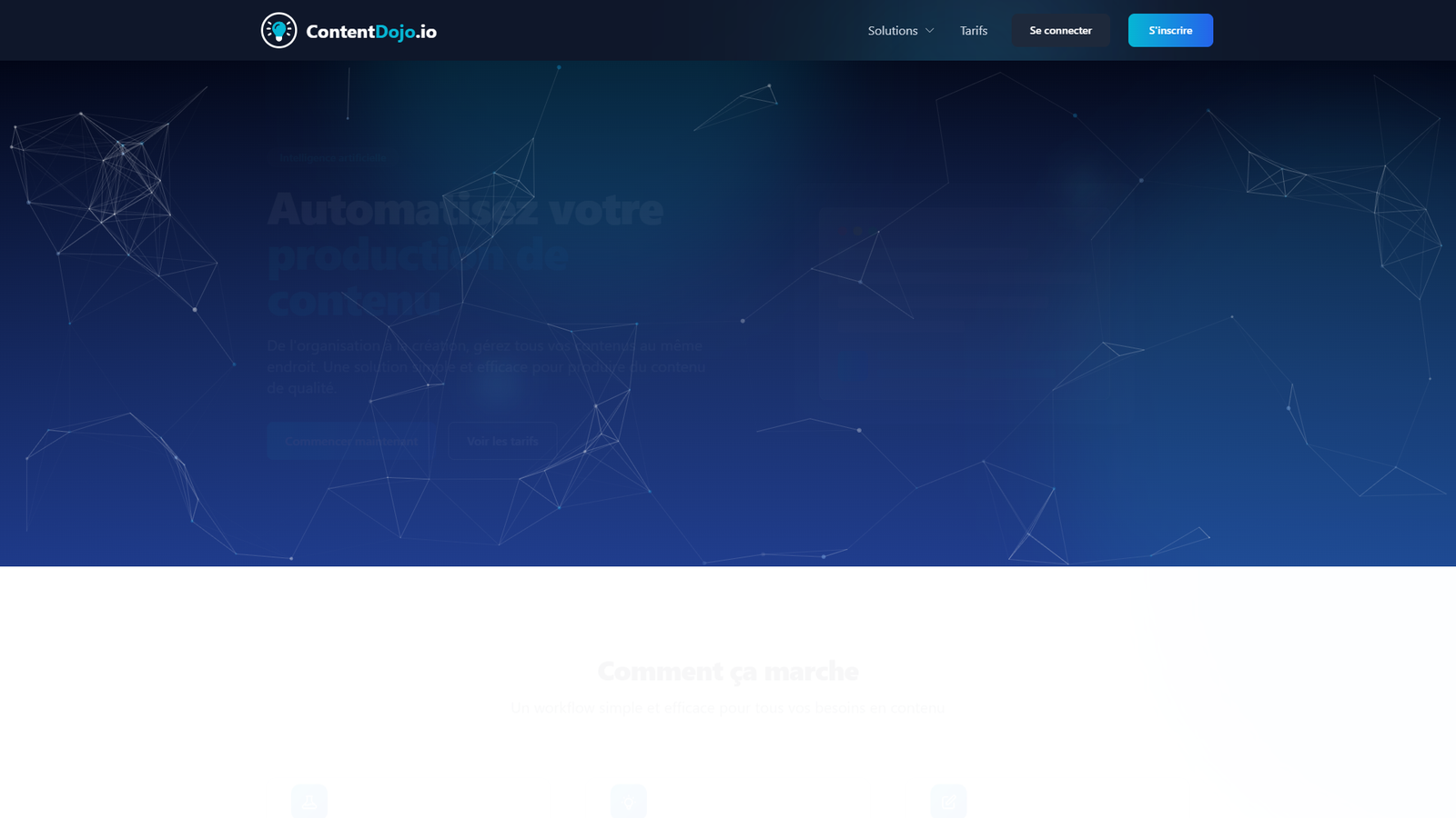 ContentDojo — интерфейс нейросети ContentDojo — интерфейс нейросети