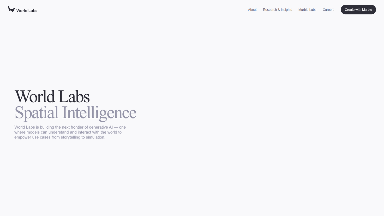 World Labs — интерфейс нейросети World Labs — интерфейс нейросети