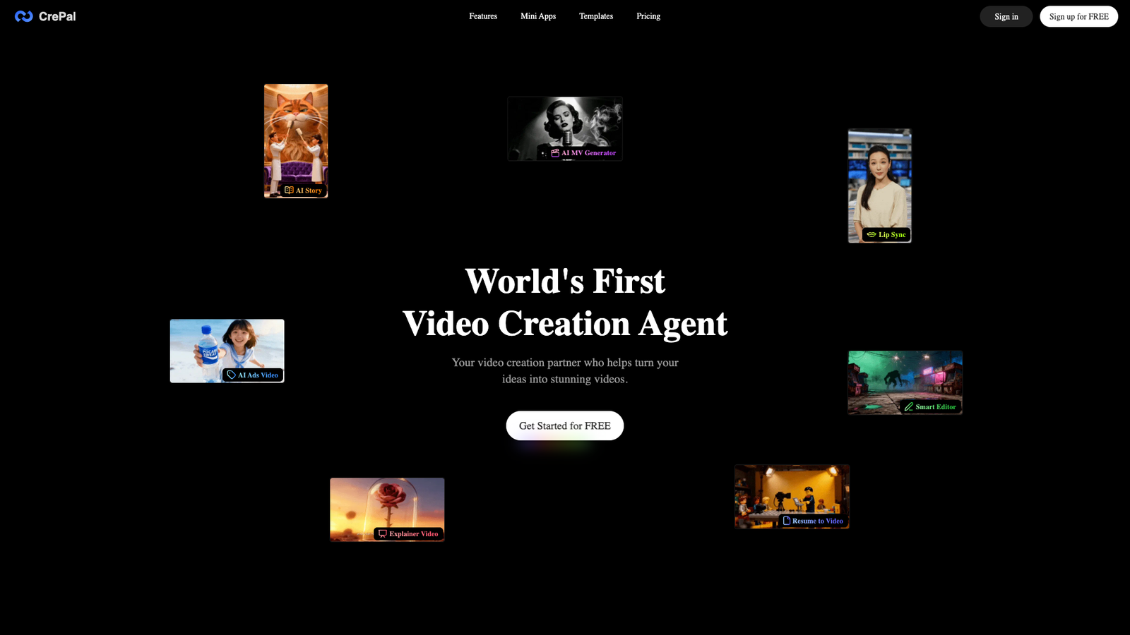 CrePal — интерфейс нейросети CrePal — интерфейс нейросети