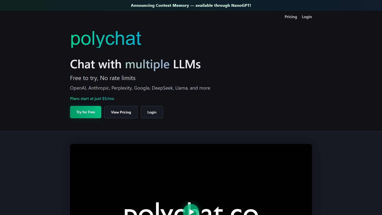 PolyChat — интерфейс нейросети PolyChat — интерфейс нейросети