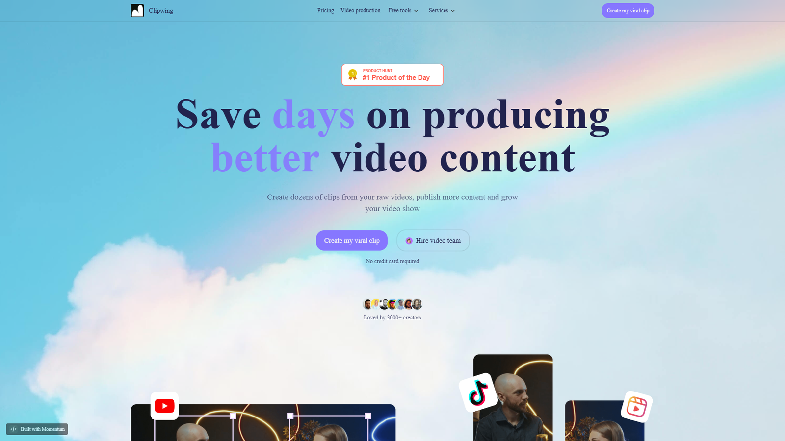 Clipwing — интерфейс нейросети Clipwing — интерфейс нейросети