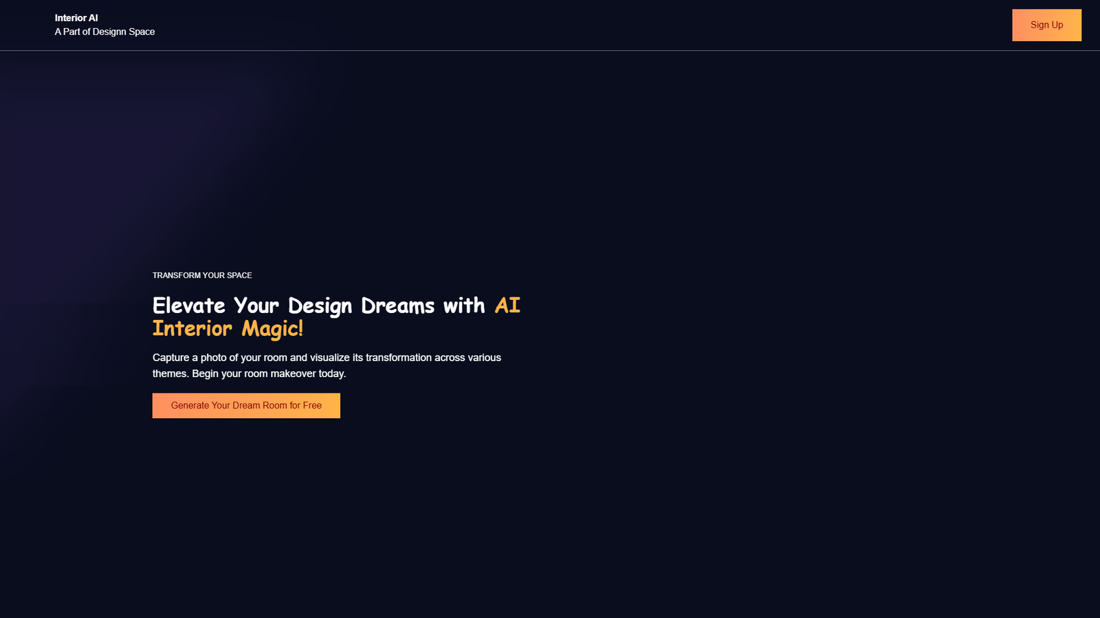 Interior AI by Designn Space — интерфейс нейросети Interior AI by Designn Space — интерфейс нейросети