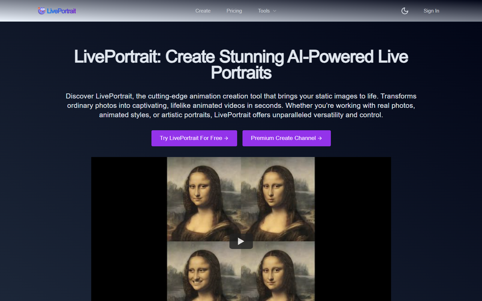 LivePortrait — интерфейс нейросети LivePortrait — интерфейс нейросети