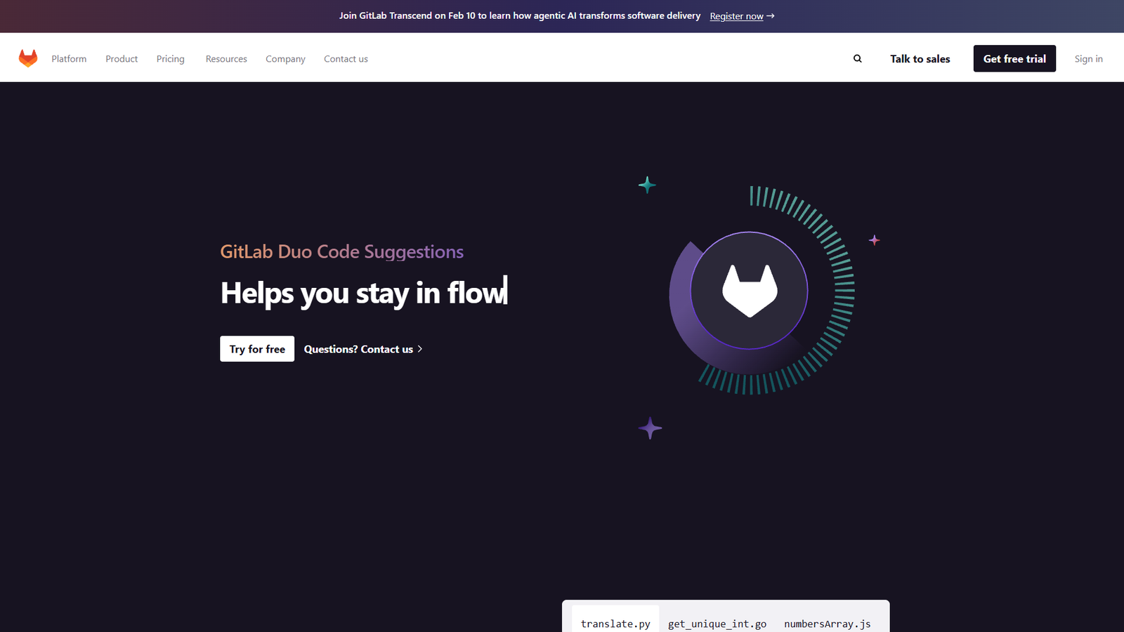 GitLab Duo Code Suggestions — интерфейс нейросети GitLab Duo Code Suggestions — интерфейс нейросети