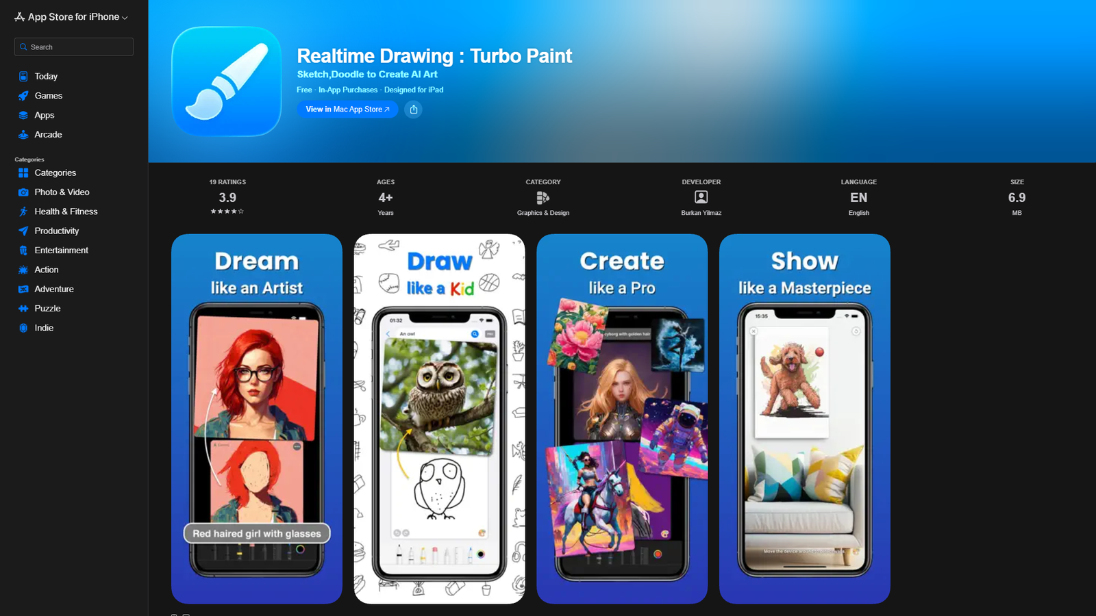 Realtime Drawing Turbo Paint — интерфейс нейросети Realtime Drawing Turbo Paint — интерфейс нейросети