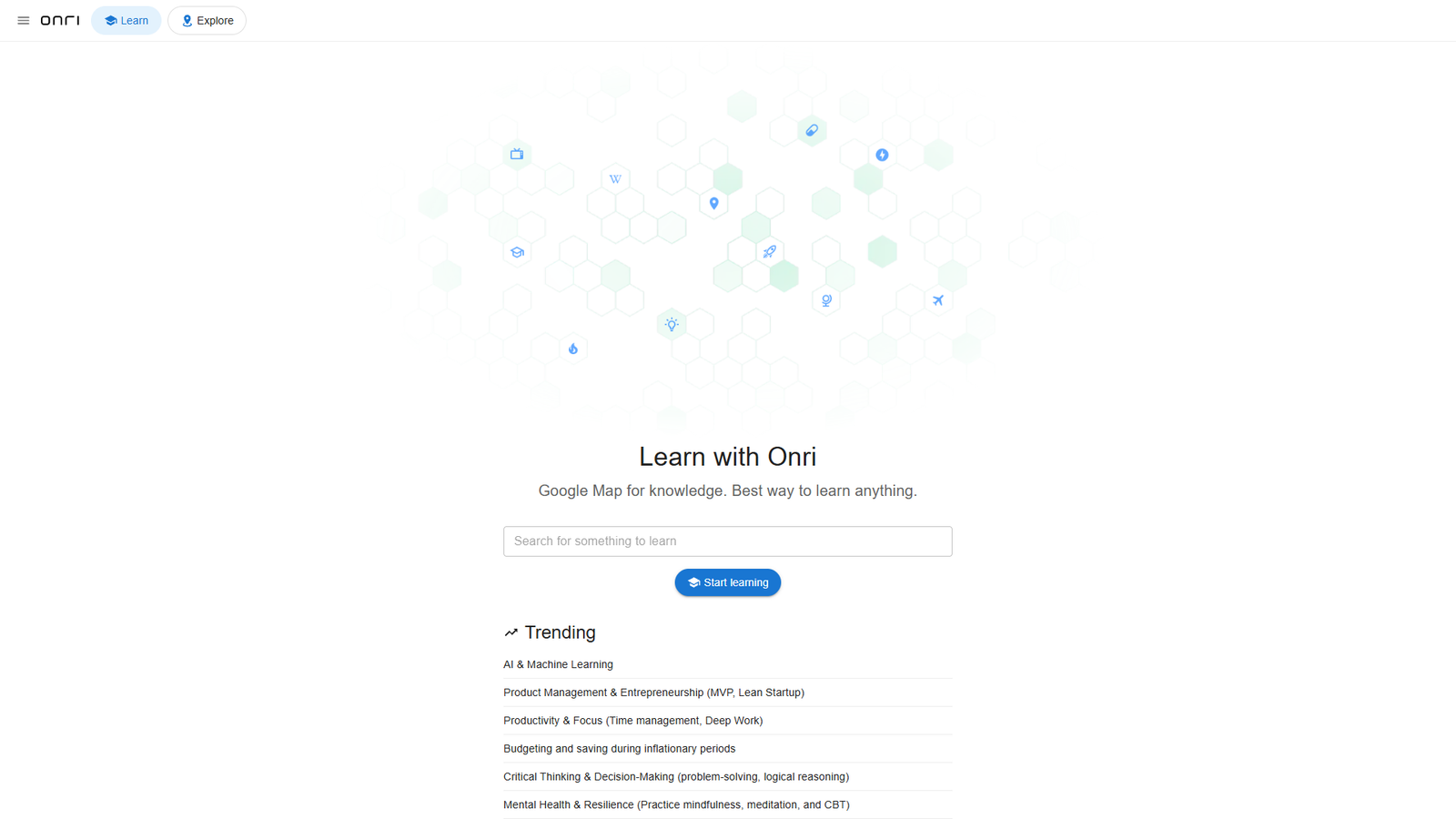 Onri — интерфейс нейросети Onri — интерфейс нейросети
