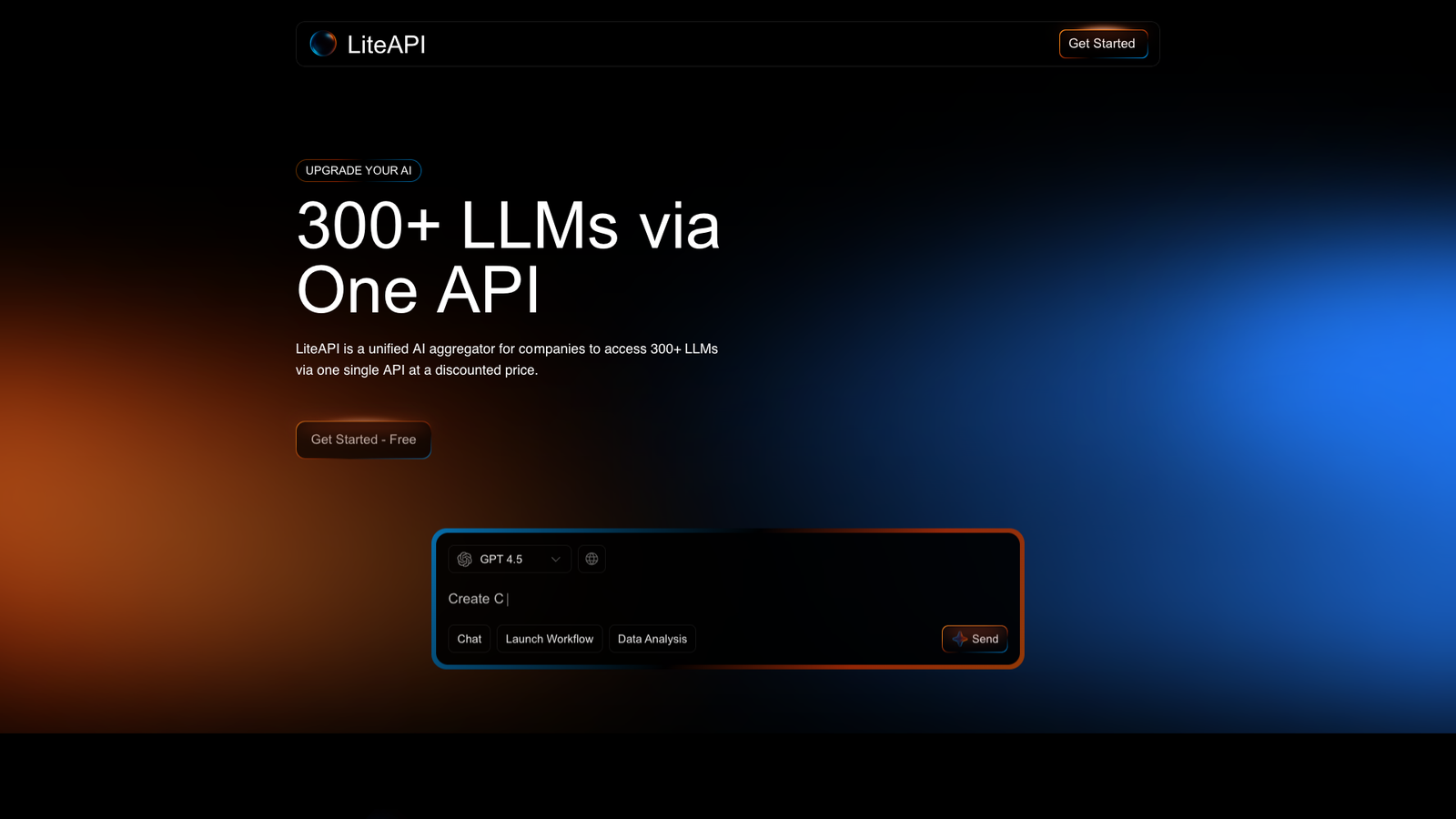 LiteAPI — интерфейс нейросети LiteAPI — интерфейс нейросети