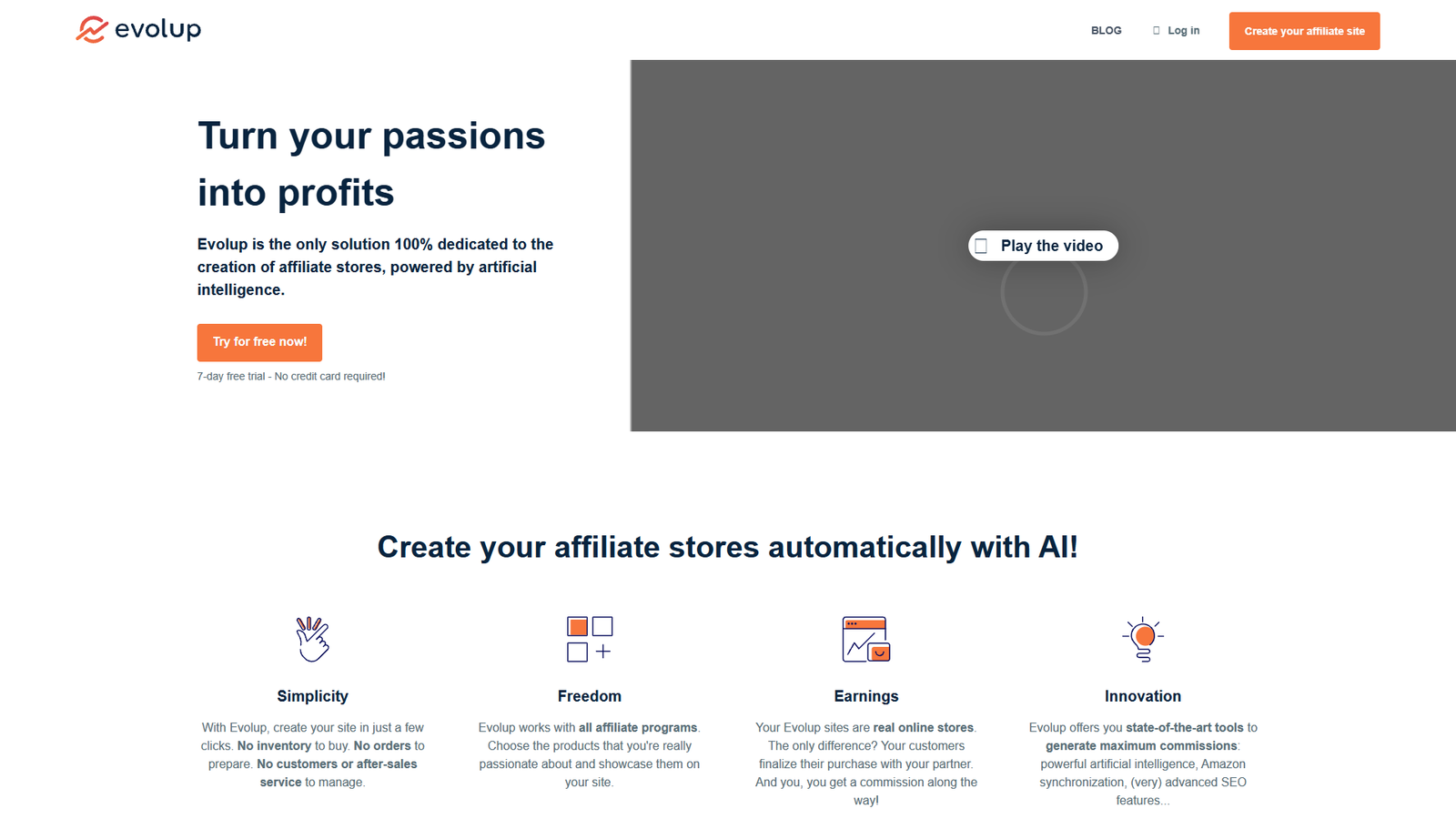 Evolup — интерфейс нейросети Evolup — интерфейс нейросети