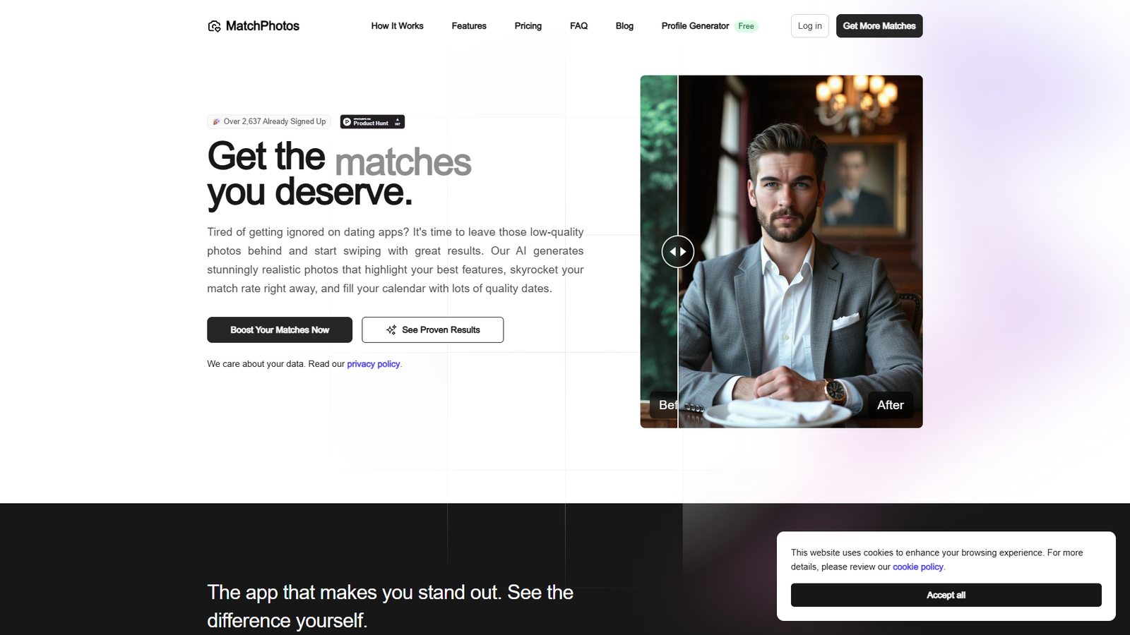 MatchPhotos — интерфейс нейросети MatchPhotos — интерфейс нейросети