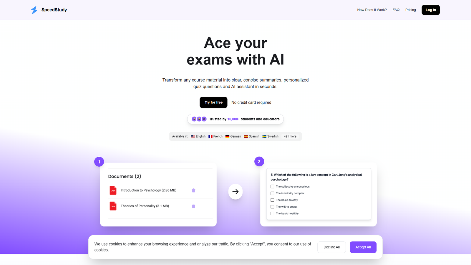 Speedstudy — интерфейс нейросети Speedstudy — интерфейс нейросети