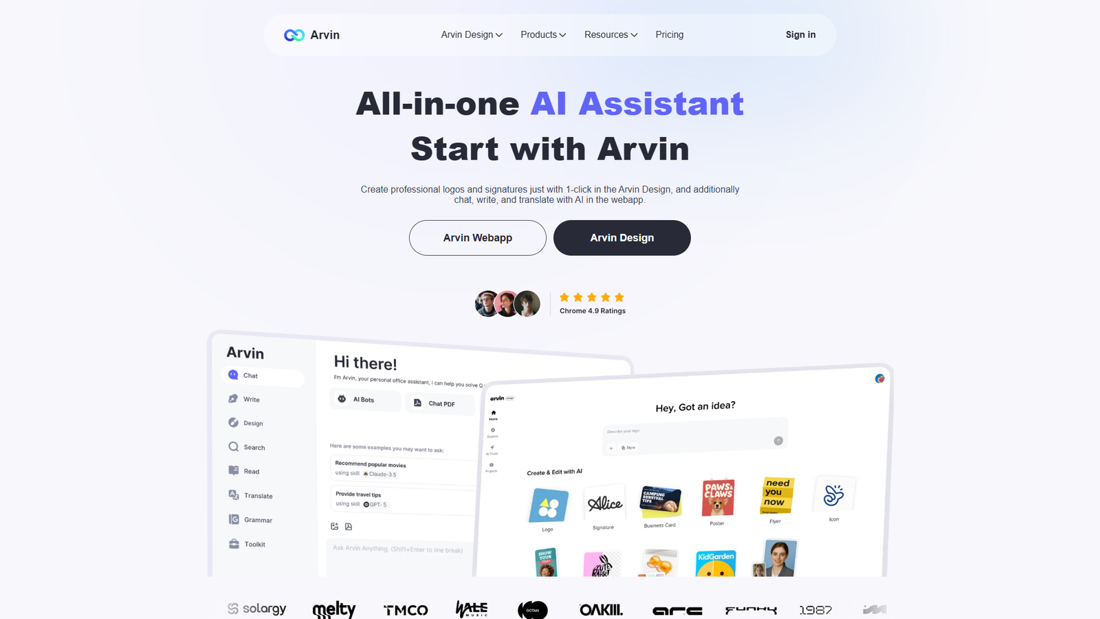 Arvin AI — интерфейс нейросети Arvin AI — интерфейс нейросети