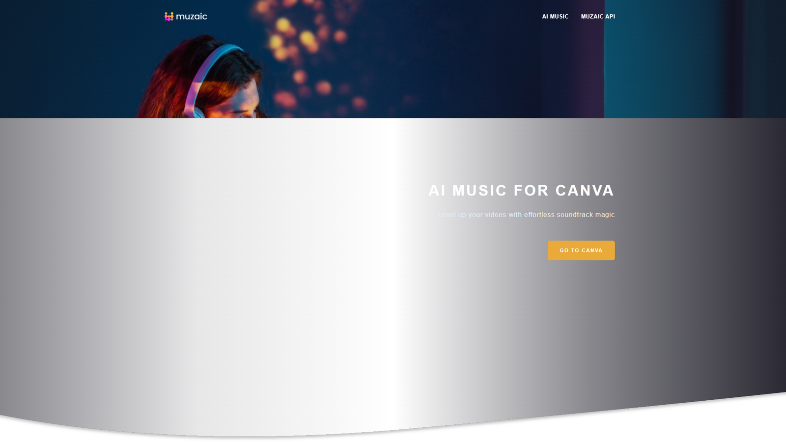 Muzaic – Soundtrack AI — интерфейс нейросети Muzaic – Soundtrack AI — интерфейс нейросети