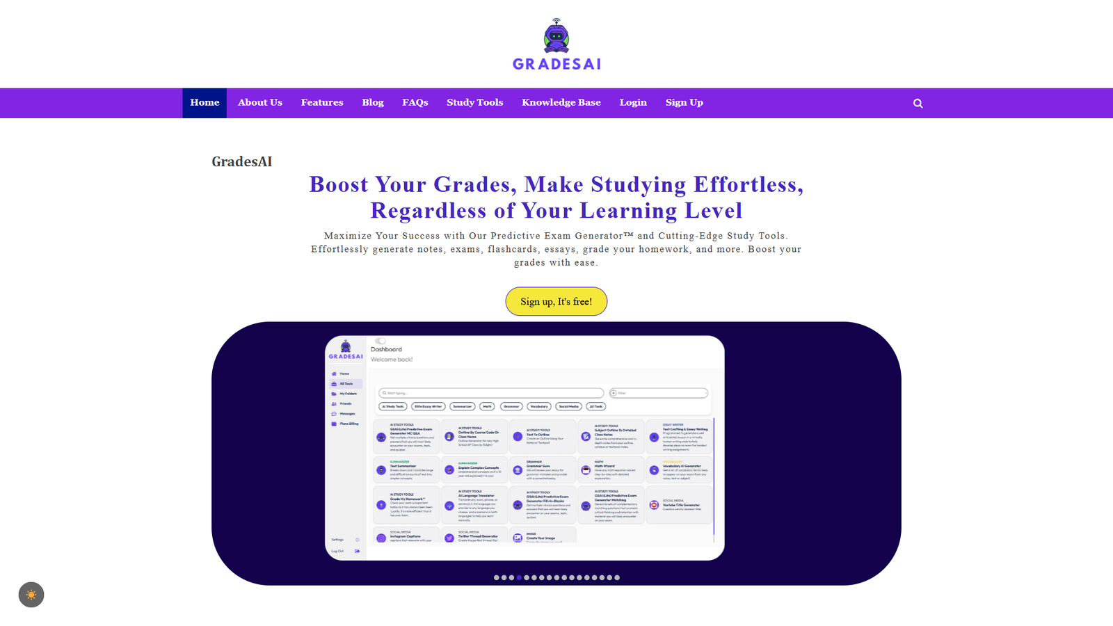 GradesAI — интерфейс нейросети GradesAI — интерфейс нейросети