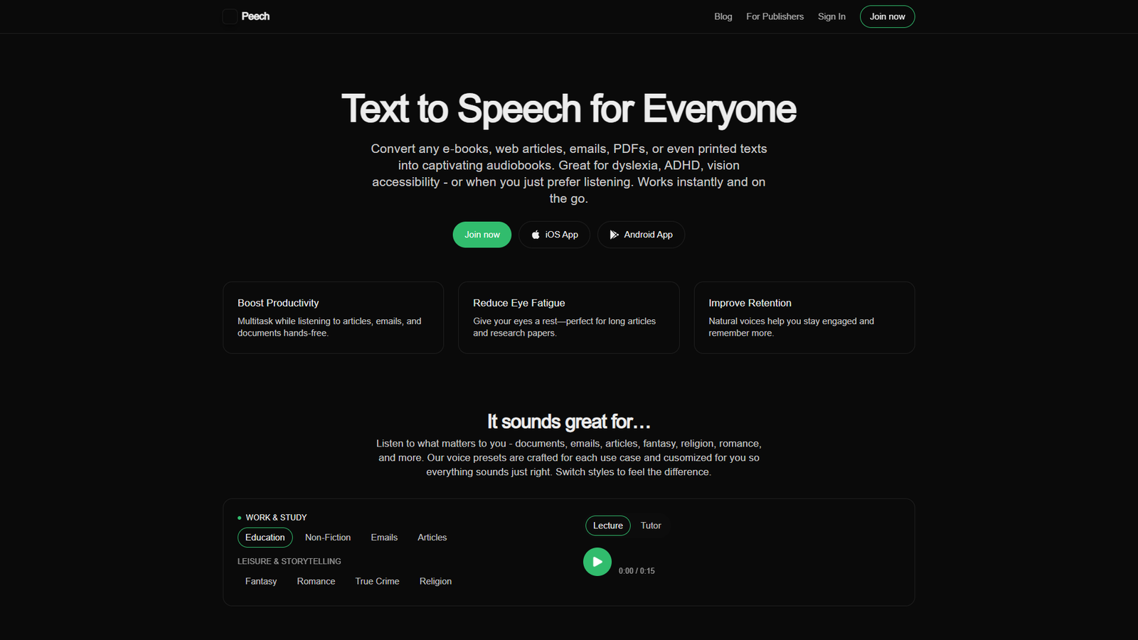 Peech — интерфейс нейросети Peech — интерфейс нейросети