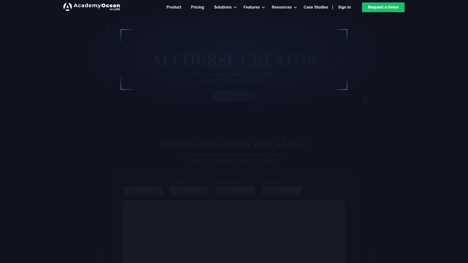 AI Course Creator — интерфейс нейросети AI Course Creator — интерфейс нейросети