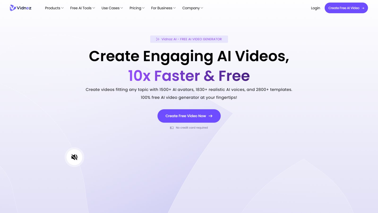 Vidnoz нейросеть Главная страница