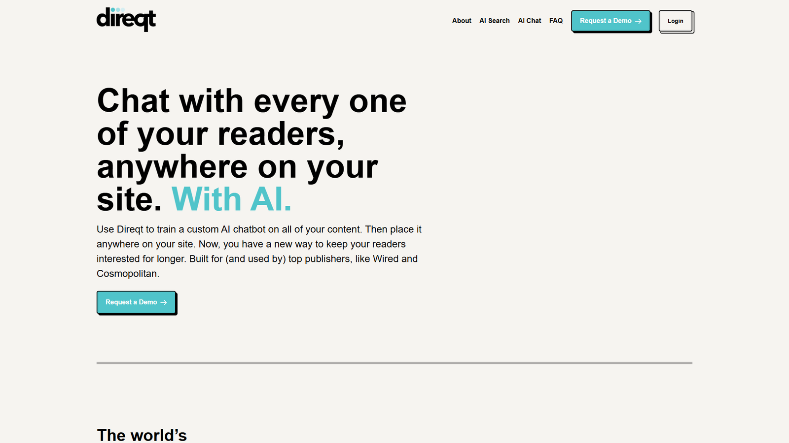 Direqt — интерфейс нейросети Direqt — интерфейс нейросети