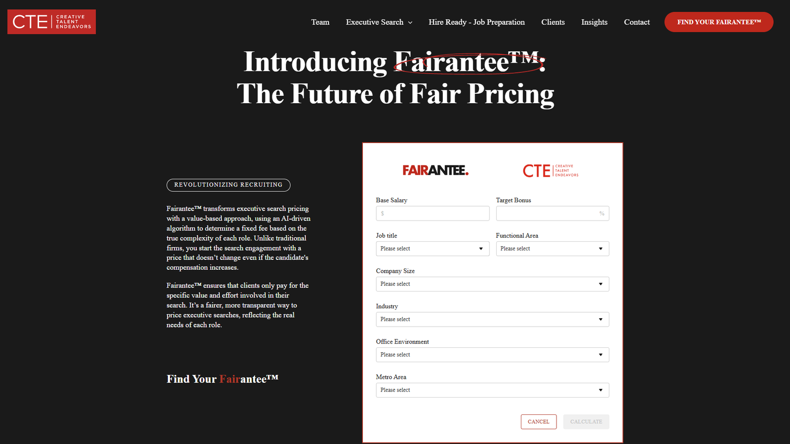 Fairantee — интерфейс нейросети Fairantee — интерфейс нейросети