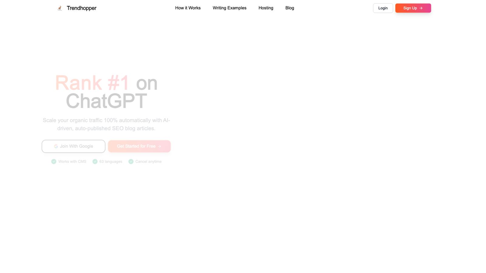 TrendHopper — интерфейс нейросети TrendHopper — интерфейс нейросети