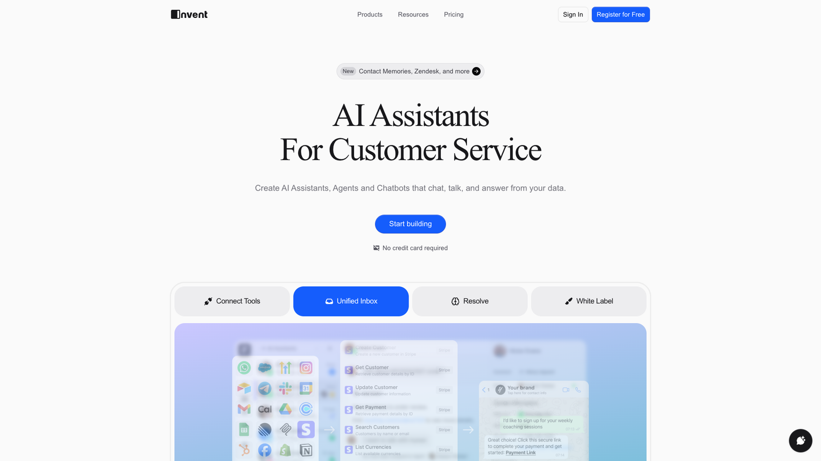 Invent — интерфейс нейросети