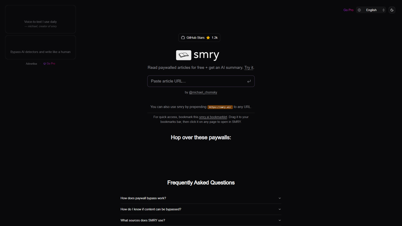 Smry — интерфейс нейросети Smry — интерфейс нейросети