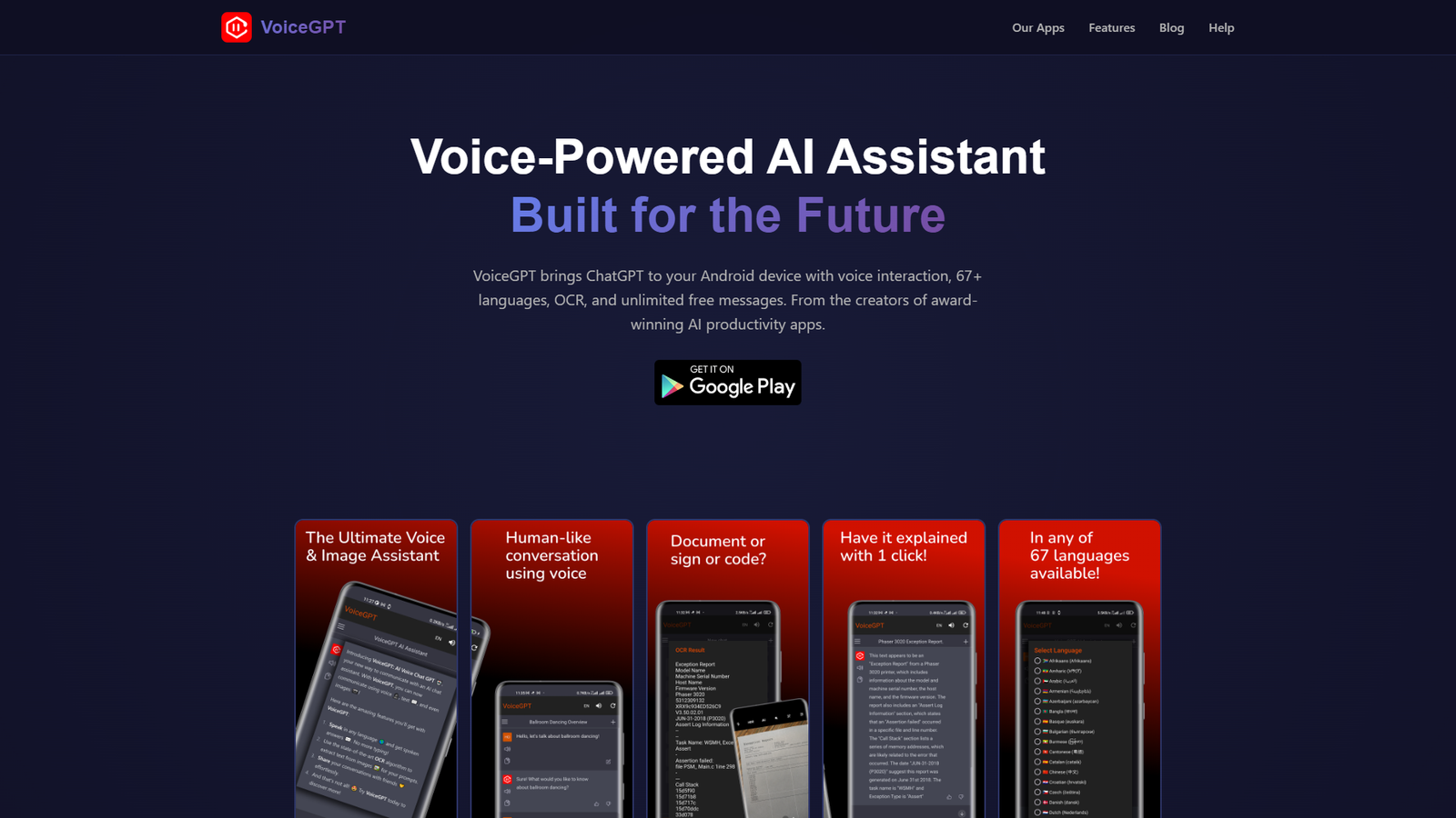 VoiceGPT — интерфейс нейросети VoiceGPT — интерфейс нейросети