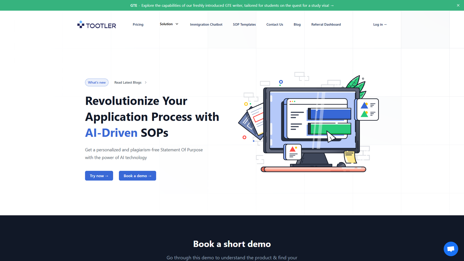 Tootler SOP Writer — интерфейс нейросети Tootler SOP Writer — интерфейс нейросети