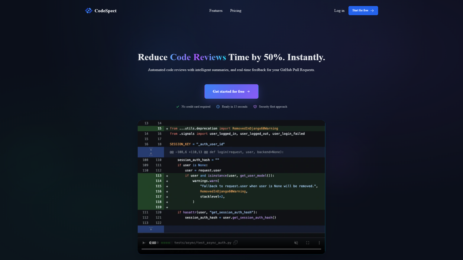 CodeSpect — интерфейс нейросети CodeSpect — интерфейс нейросети