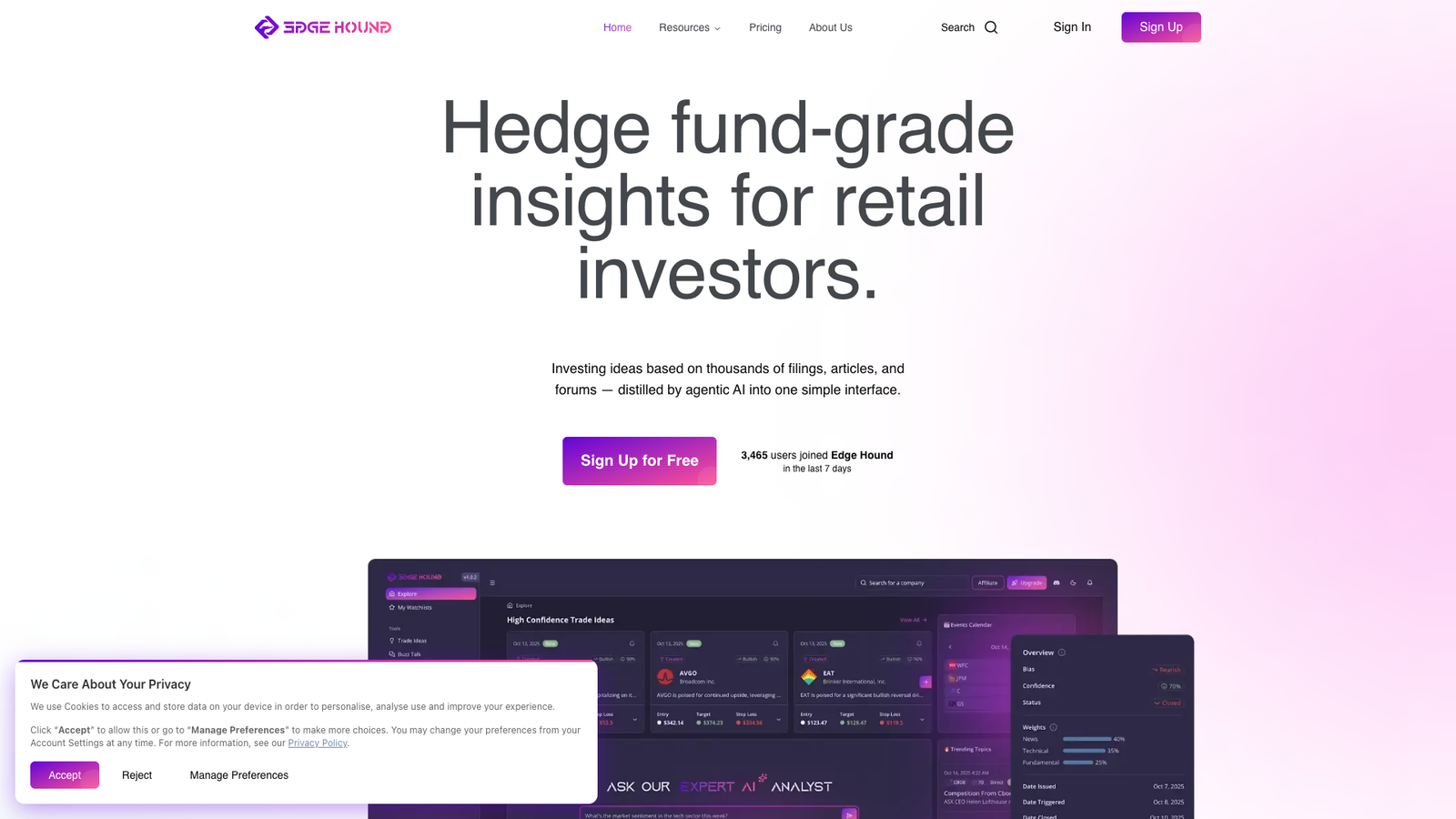 Edge Hound — интерфейс нейросети Edge Hound — интерфейс нейросети
