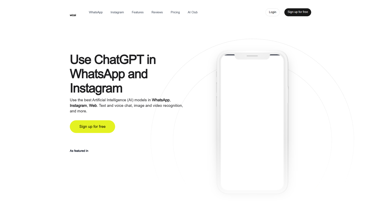 WizAI — интерфейс нейросети WizAI — интерфейс нейросети