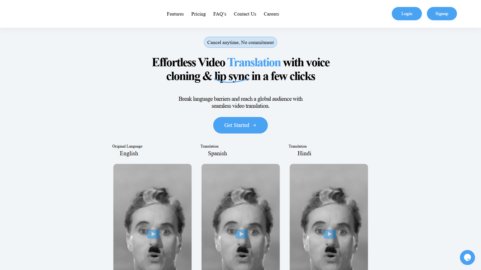 TranslateVideos — интерфейс нейросети TranslateVideos — интерфейс нейросети