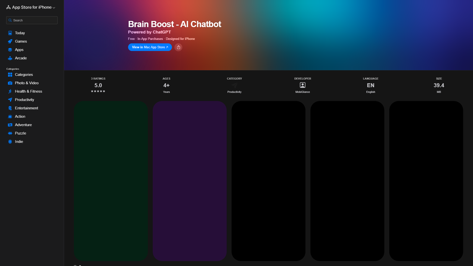 Brain Boost - AI Chatbot — интерфейс нейросети Brain Boost - AI Chatbot — интерфейс нейросети