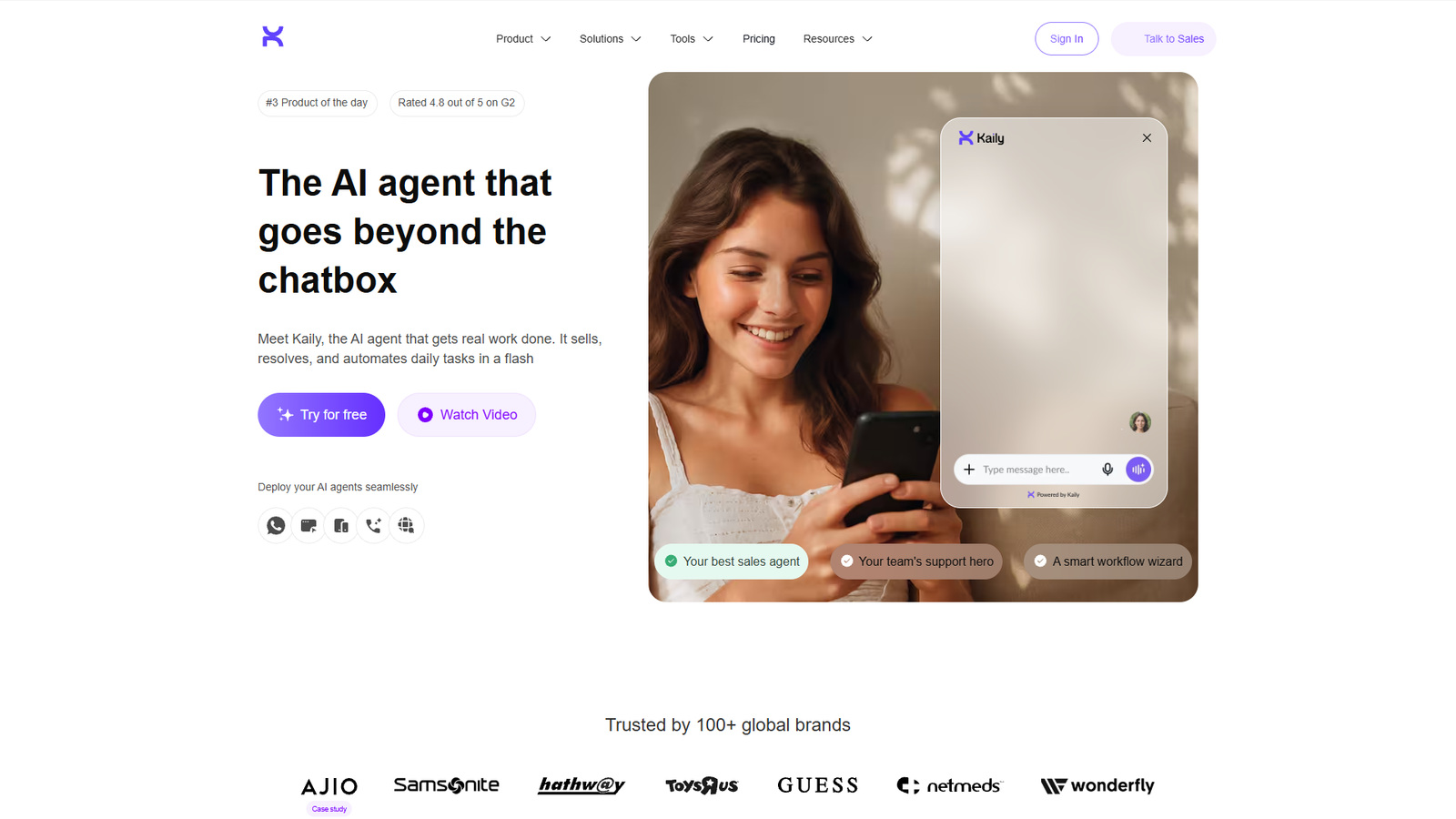 Kaily — интерфейс нейросети Kaily — интерфейс нейросети