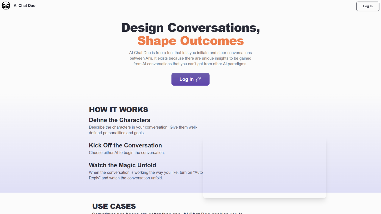 AI Chat Duo — интерфейс нейросети AI Chat Duo — интерфейс нейросети