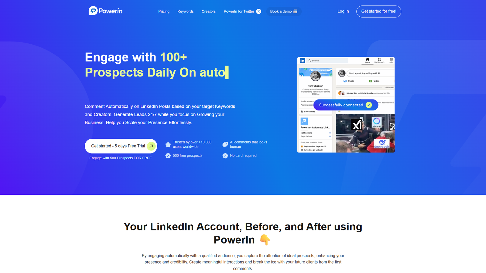 PowerIn — интерфейс нейросети PowerIn — интерфейс нейросети