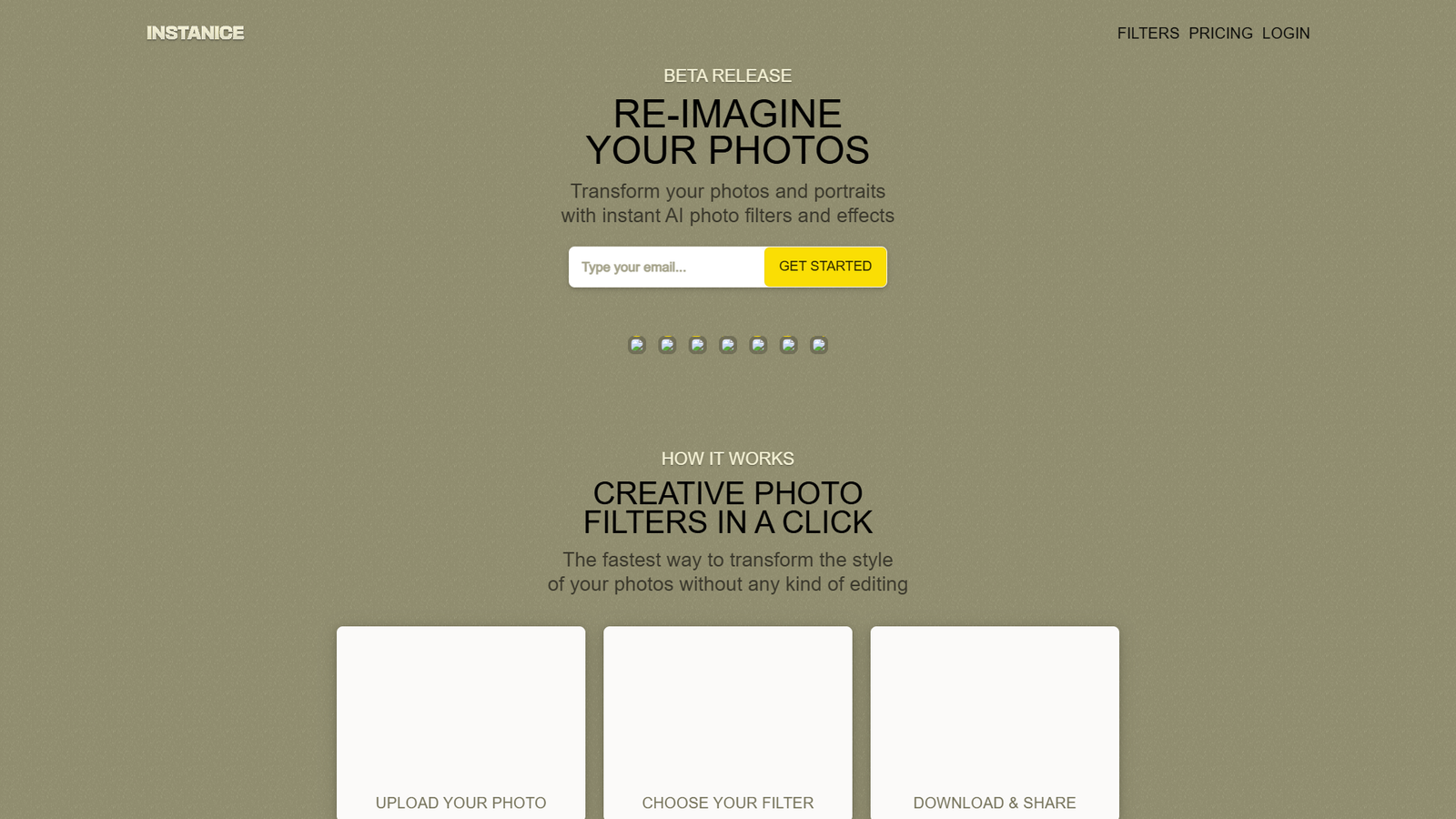 Instanice — интерфейс нейросети Instanice — интерфейс нейросети